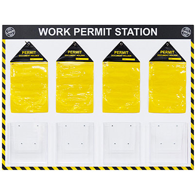 Spectrum Industrial Work Permit Station 1200mm x 900mm