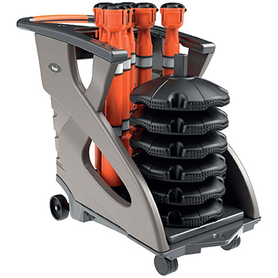 Skipper Unicart Orange Trolley Kit with Orange Posts and Red/White Skippers