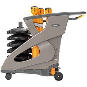 Skipper Unicart Orange Trolley Kit with Yellow Posts and Red/White Skippers