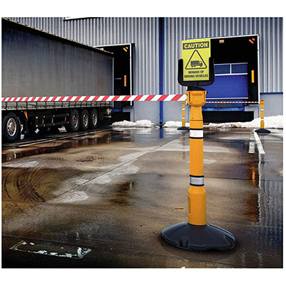 Skipper Unicart Orange Trolley Kit with Yellow Posts and Red/White Skippers