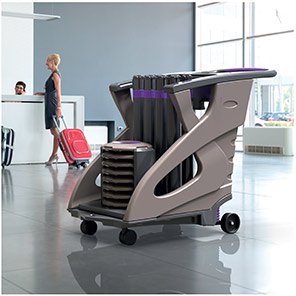 Skipper Q Unicart Purple Trolley Kit with Purple Bases