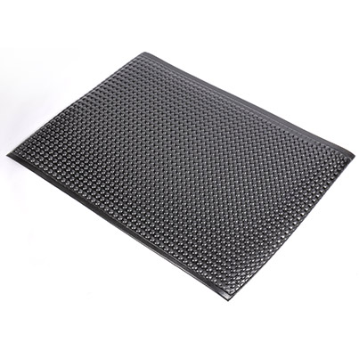 COBA Orthomat Premium Bubble Black Anti-Fatigue Mat 0.9m per metre