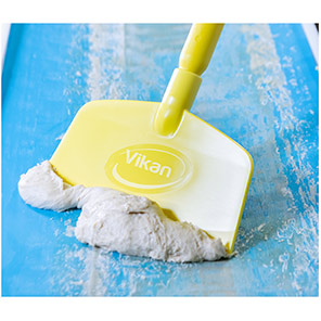 Vikan Yellow 255mm Hard Nylon Table and Floor Scraper