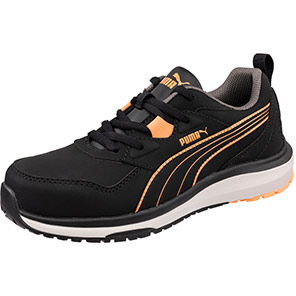 Puma Stepper Low Womenʼs Black/Peach S3S Safety Trainers
