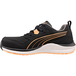 Puma Stepper Low Womenʼs Black/Peach S3S Safety Trainers