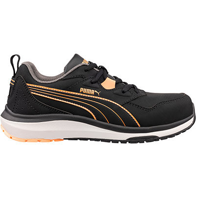 Puma Stepper Low Womenʼs Black/Peach S3S Safety Trainers