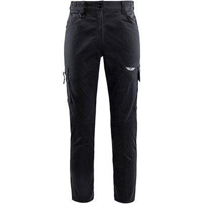 TROJAN Stretch Women’s Black Cargo Trousers