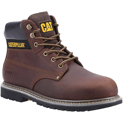 CAT Powerplant Men’s Brown SB Safety Boots