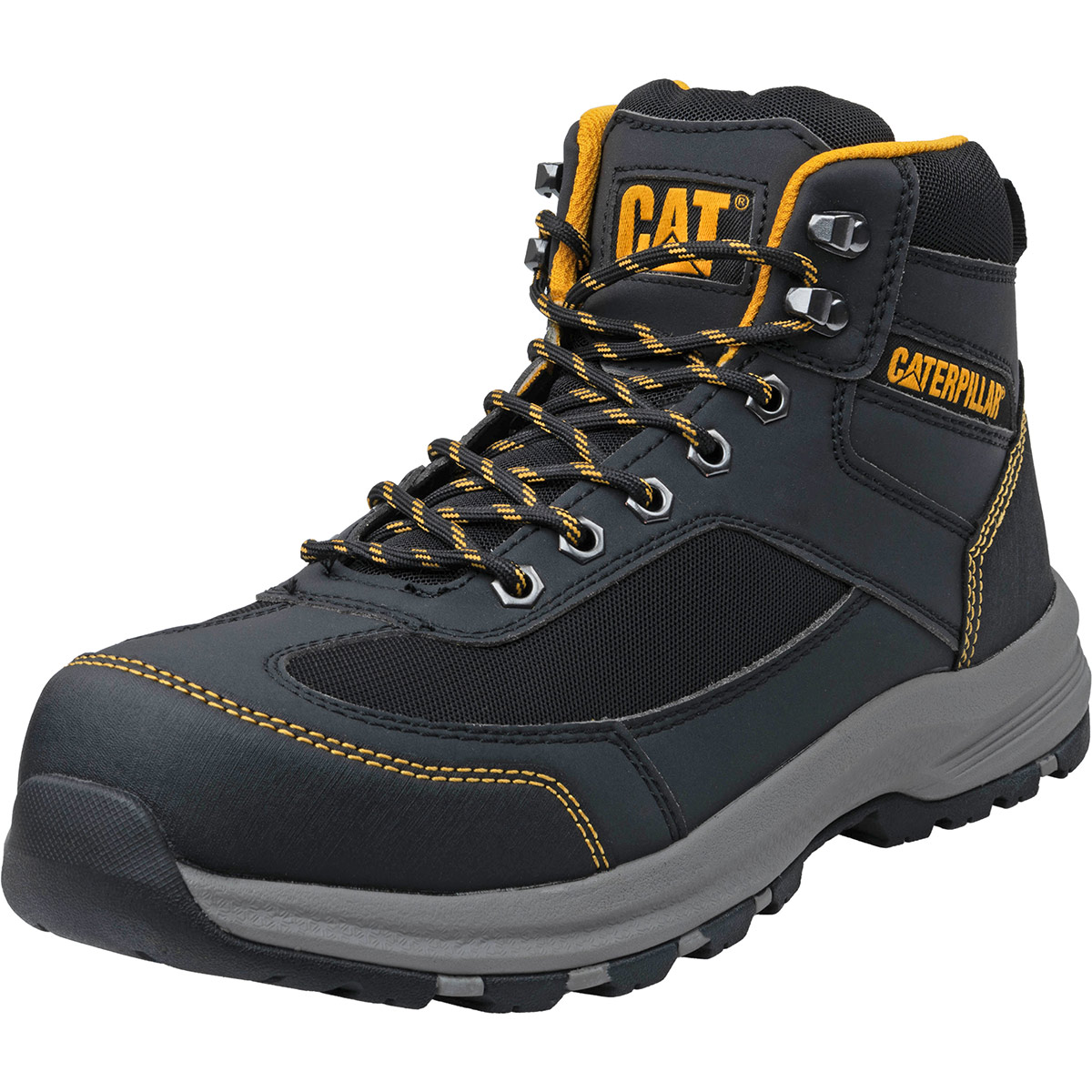 CAT Elmore Grey S1P Safety Hiker Boots CAT CAT Arco