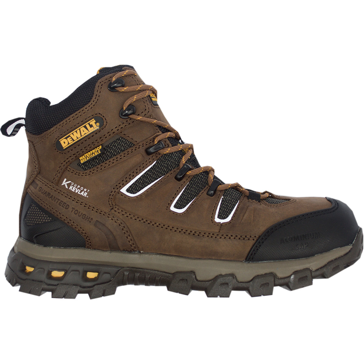 DEWALT Henderson Brown Waterproof S3 Safety Boots DEWALT Safety Hiker Boots Arco