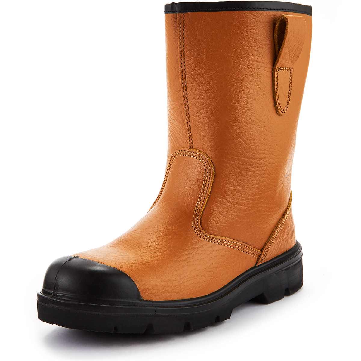 Arco Essentials Men’s Tan Lined S1P Rigger Boots | Arco Essentials ...