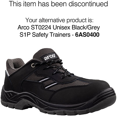 Arco Essentials Black/Grey S1 Safety Trainers