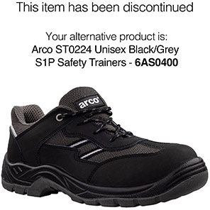 Arco Essentials Black/Grey S1 Safety Trainers