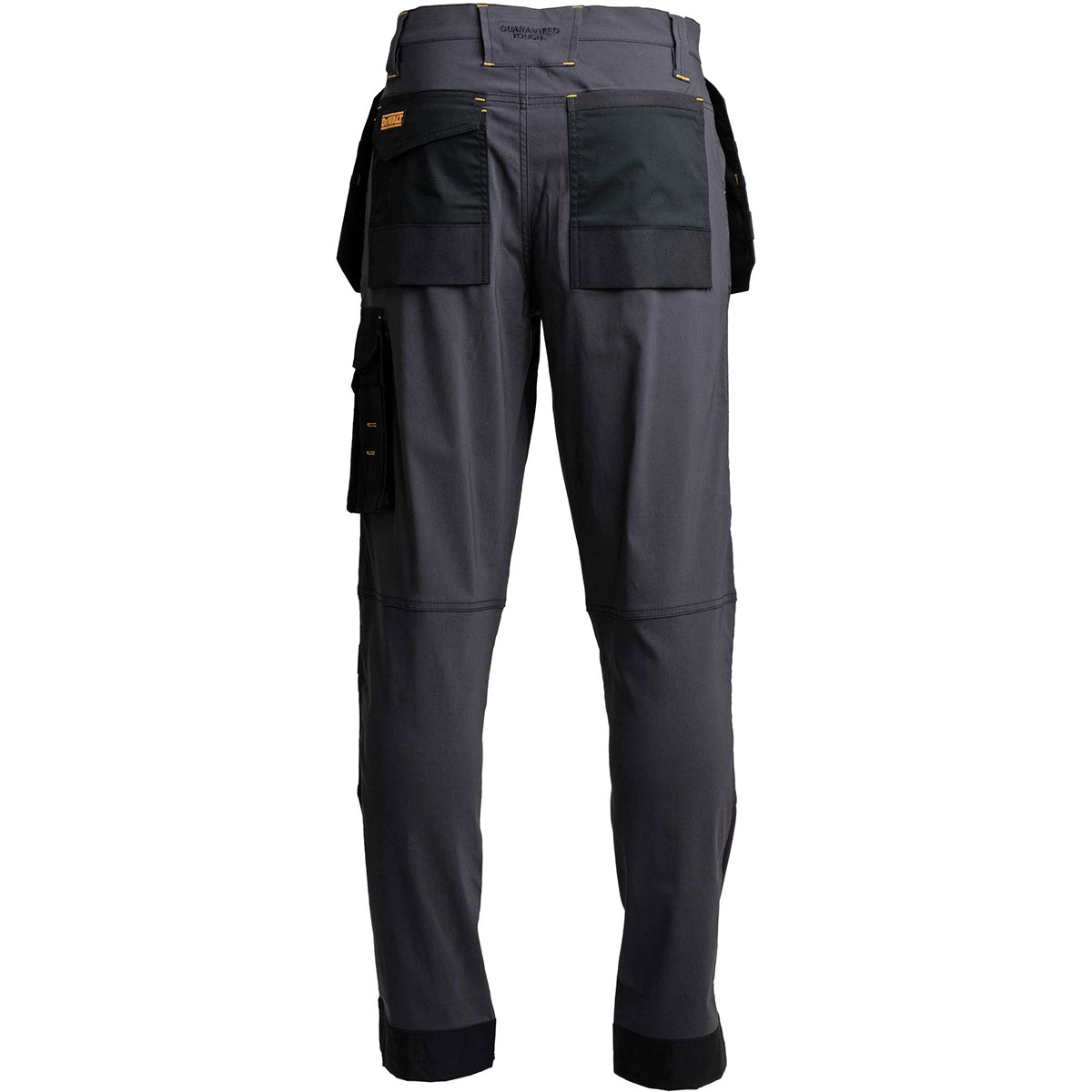 black stretch work trousers
