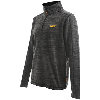 DEWALT Jonesborough Men’s Charcoal Quarter-Zip Fleece Jacket