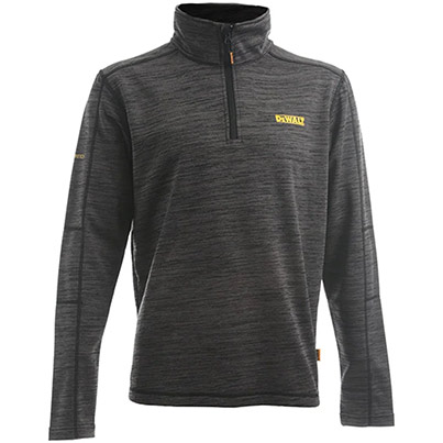 DEWALT Jonesborough Men’s Charcoal Quarter-Zip Fleece Jacket