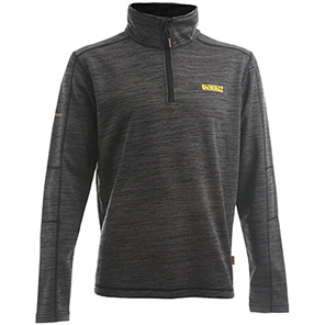 DEWALT Jonesborough Men’s Charcoal Quarter-Zip Fleece Jacket 2XL