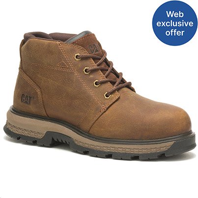 CAT Exposition Men’s Brown S3 Safety Boots