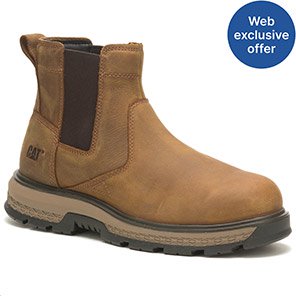 CAT Exposition Men’s Brown S3 Safety Dealer Boots 12