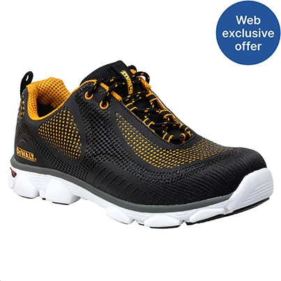 DEWALT Krypton Men’s Black S1PS Safety Trainers