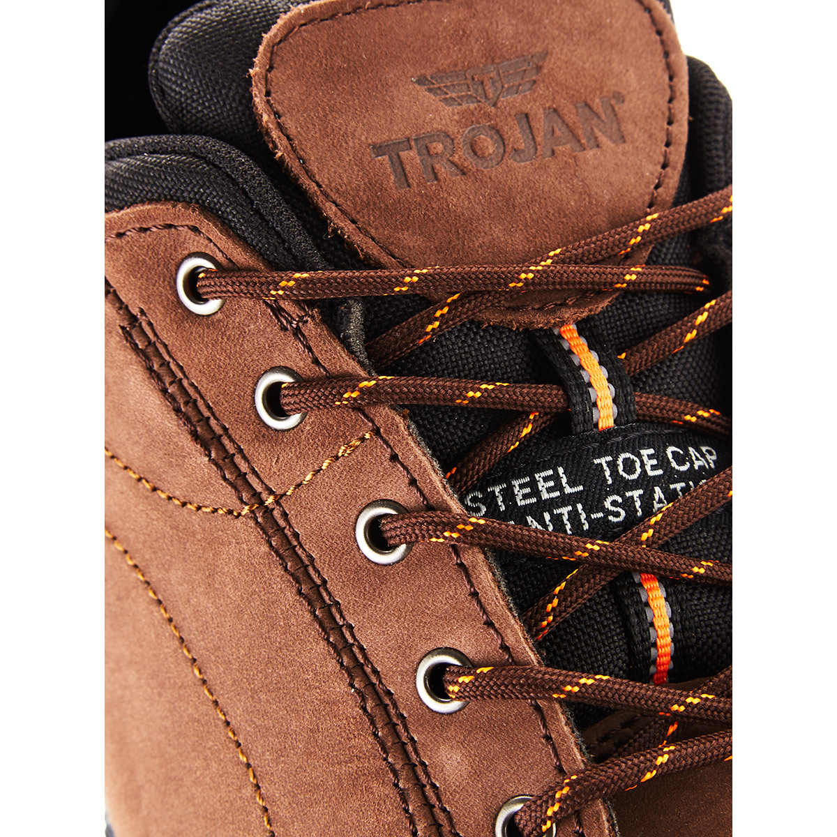 TROJAN Phthonus Brown S1 Safety Trainers Trojan Safety Trainers Arco