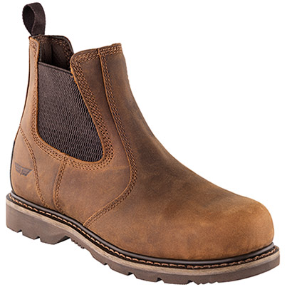TROJAN Tartarus Men’s Brown S1P Safety Boots