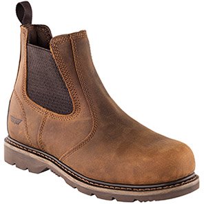 TROJAN Tartarus Men’s Brown S1P Safety Boots 12