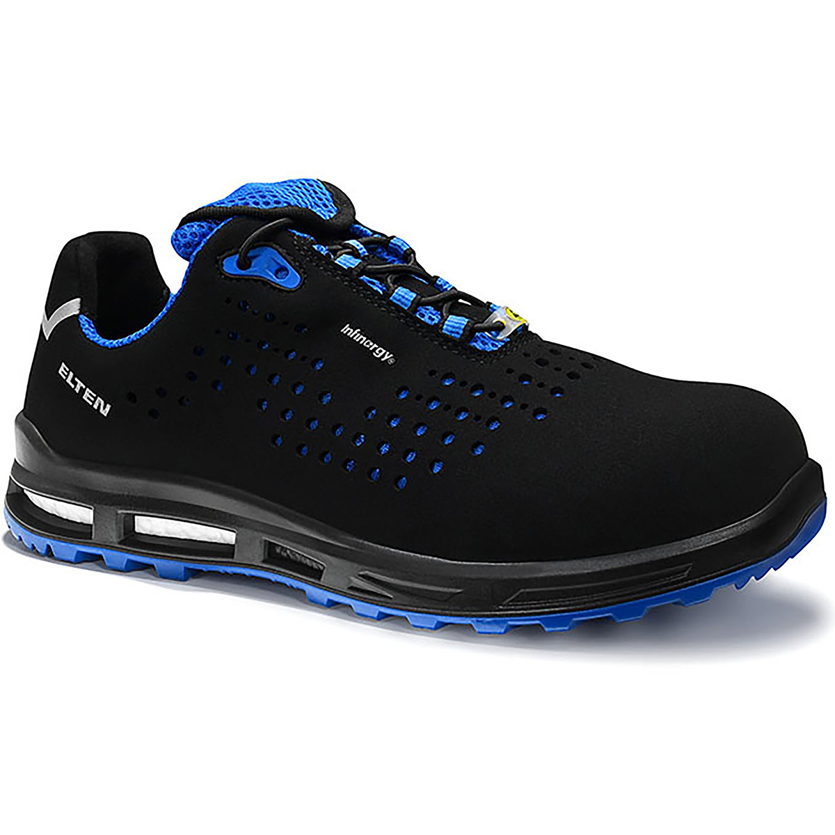 ELTEN Impulse XXT Blue NonMetallic ESD S1 Safety Trainers ELTEN