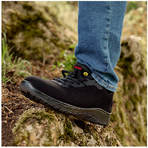 ELTEN LUAN Black S3S ESD Safety Trainers