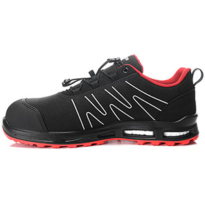 Elten ENNO XXT Pro Low Men’s Black/Red S3S ESD Safety Trainers