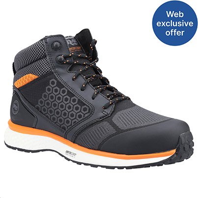 Timberland PRO Reaxion 2.0 Black/Orange S3S Safety Boots