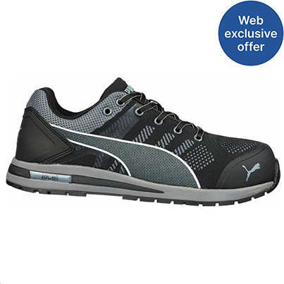 PUMA ELEVATE Low Knit Men’s Black S1P ESD Safety Trainers