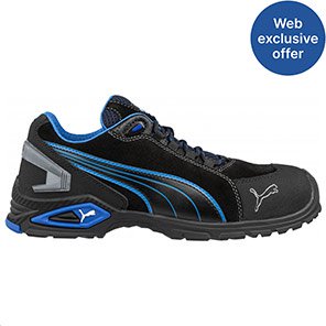 Puma Rio Men’s Black/Blue S3L Safety Trainers 12