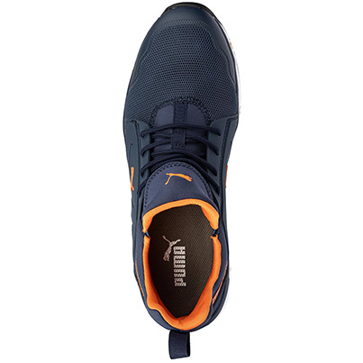 Puma Chase Blue/Orange S1PS Safety Trainers