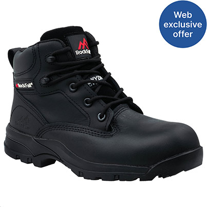 Rock Fall Onyx Women’s Black S7S Safety Boots