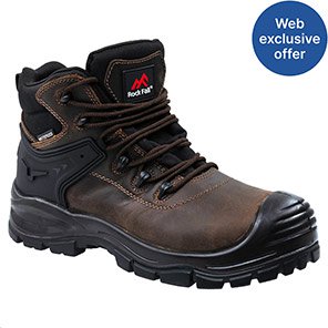 Rock Fall Herd Men’s Brown Non-Metallic S7S Safety Boots 13
