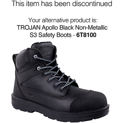 TROJAN Apollo Men’s Black S3 Safety Boots