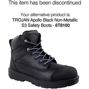 TROJAN Apollo Black S3 Safety Boots