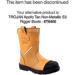 TROJAN Orion Tan S3 Rigger Boots