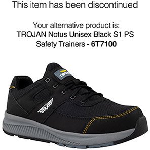 TROJAN Zelos Men’s Black/Green S1P Safety Trainers