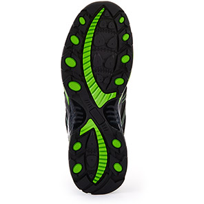 TROJAN Zelos Men’s Black/Green S1P Safety Trainers