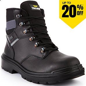 TROJAN Aegaeon Men’s Black GORE-TEX S3 Safety Boots 12
