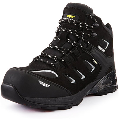 TROJAN Thaumas Men’s Black GORE-TEX S3 Safety Hiker Boots