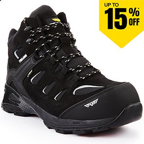 TROJAN Thaumas Men’s Black GORE-TEX S3 Safety Hiker Boots 12