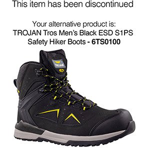 TROJAN Nireus Blue S1P Safety Hiker Boots