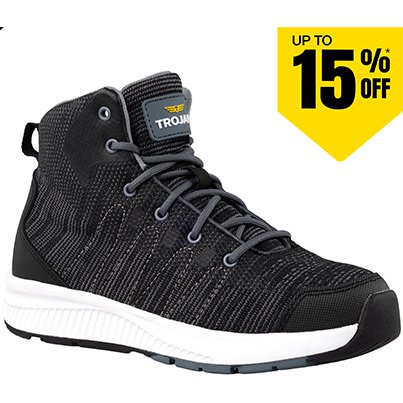 TROJAN Nyx Women’s Black/Grey S1P Safety Hiker Boots