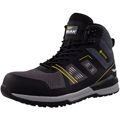 TROJAN Pontus Men’s Grey/Yellow GORE-TEX S7S Safety Hiker Boots