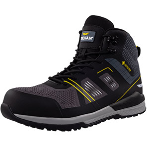 TROJAN Pontus Men’s Grey/Yellow GORE-TEX S7S Safety Hiker Boots