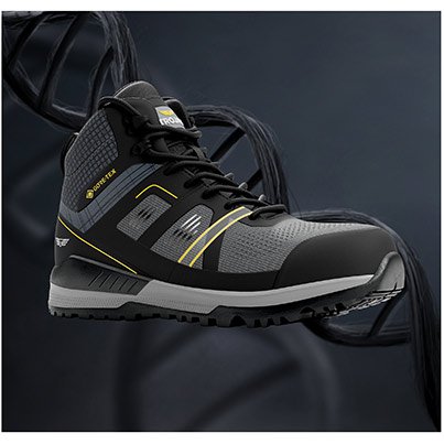 TROJAN Pontus Men’s Grey/Yellow GORE-TEX S7S Safety Hiker Boots
