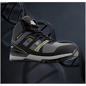TROJAN Pontus Men’s Grey/Yellow GORE-TEX S7S Safety Hiker Boots